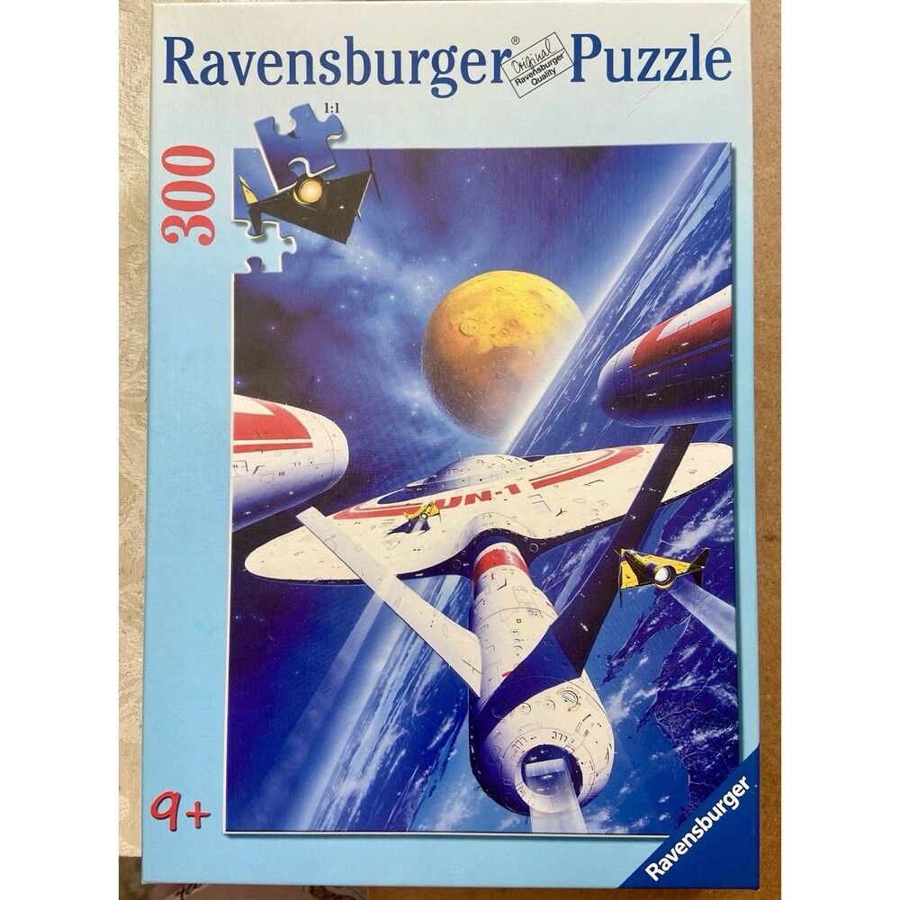 RAVENSBURGER 300 pce Puzzle "SPACE VOYAGE " Vintage. Complete.